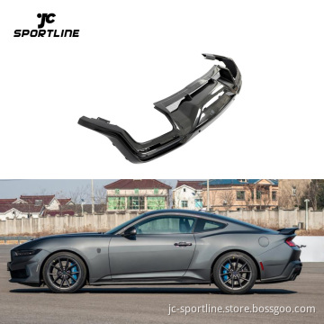 Replacement Carbon Fiber Rear Diffuser for 2024 Ford Mustang Dark Horse